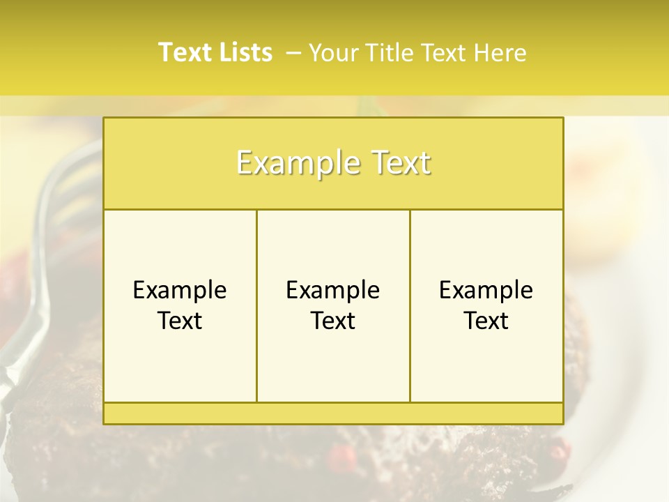 Ojo De Bife PowerPoint Template
