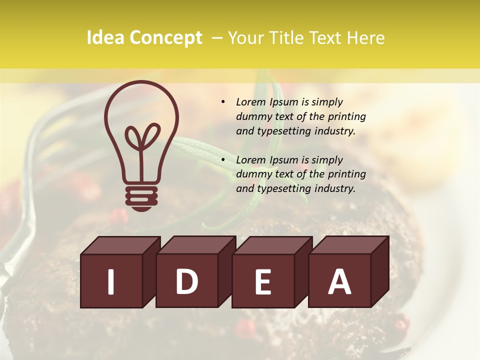 Ojo De Bife PowerPoint Template