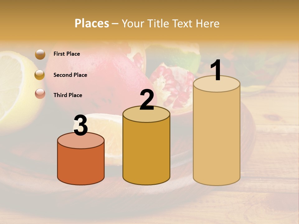 Nutrition Cup Organic PowerPoint Template