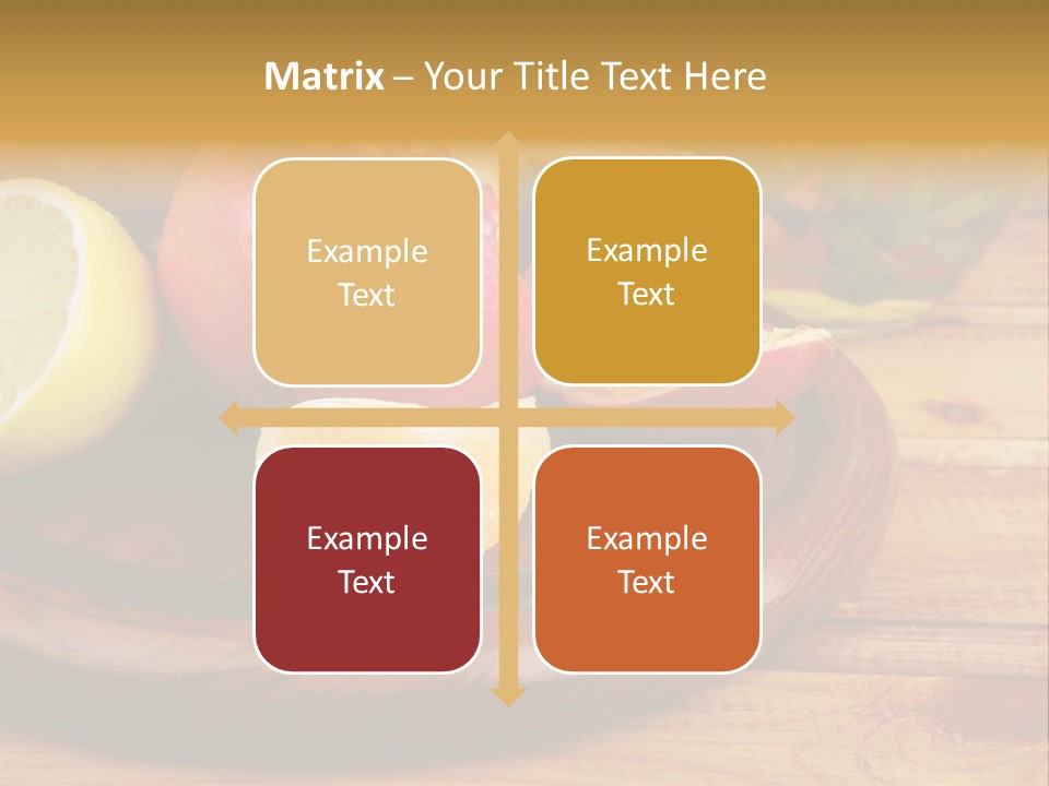 Nutrition Cup Organic PowerPoint Template