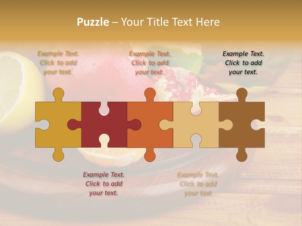 Nutrition Cup Organic PowerPoint Template