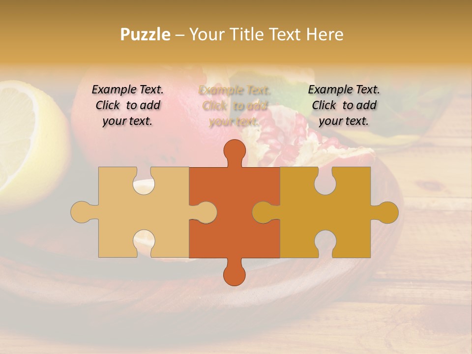 Nutrition Cup Organic PowerPoint Template