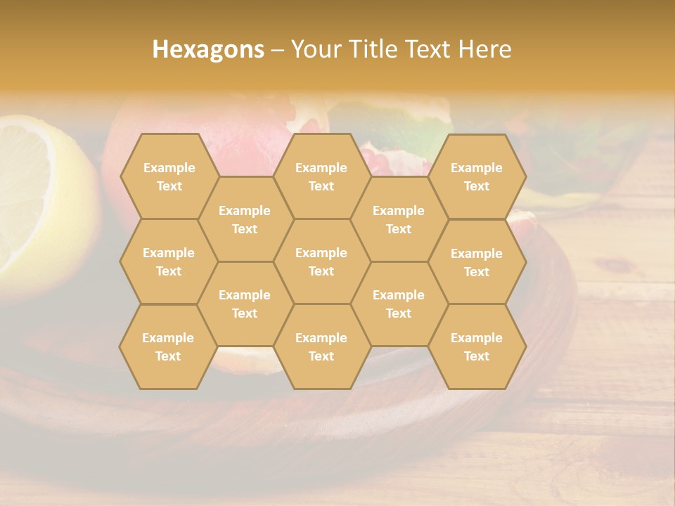 Nutrition Cup Organic PowerPoint Template