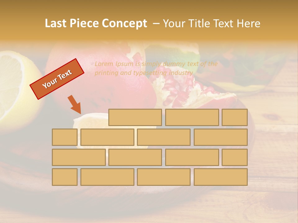 Nutrition Cup Organic PowerPoint Template