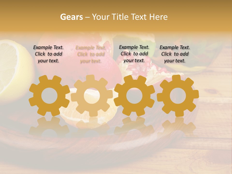 Nutrition Cup Organic PowerPoint Template