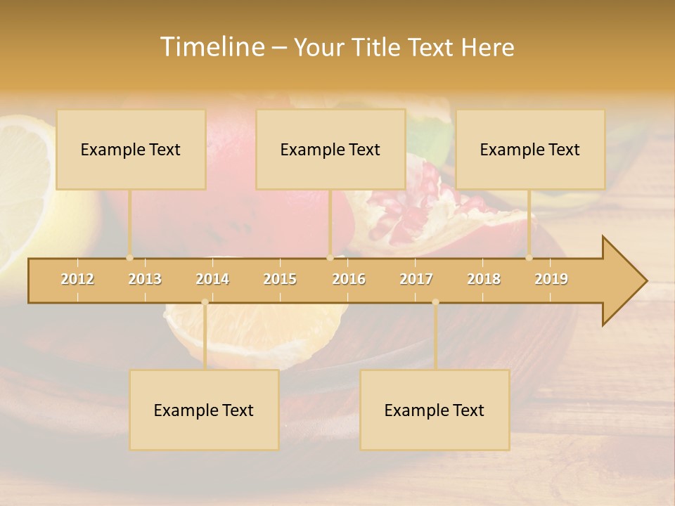 Nutrition Cup Organic PowerPoint Template