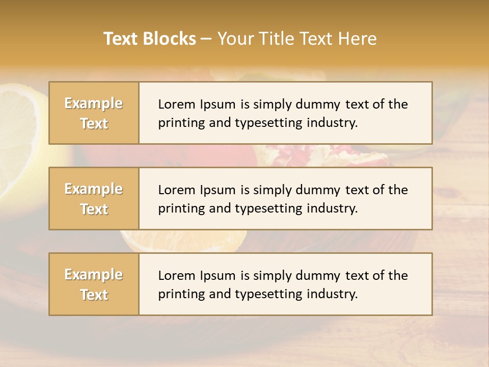 Nutrition Cup Organic PowerPoint Template