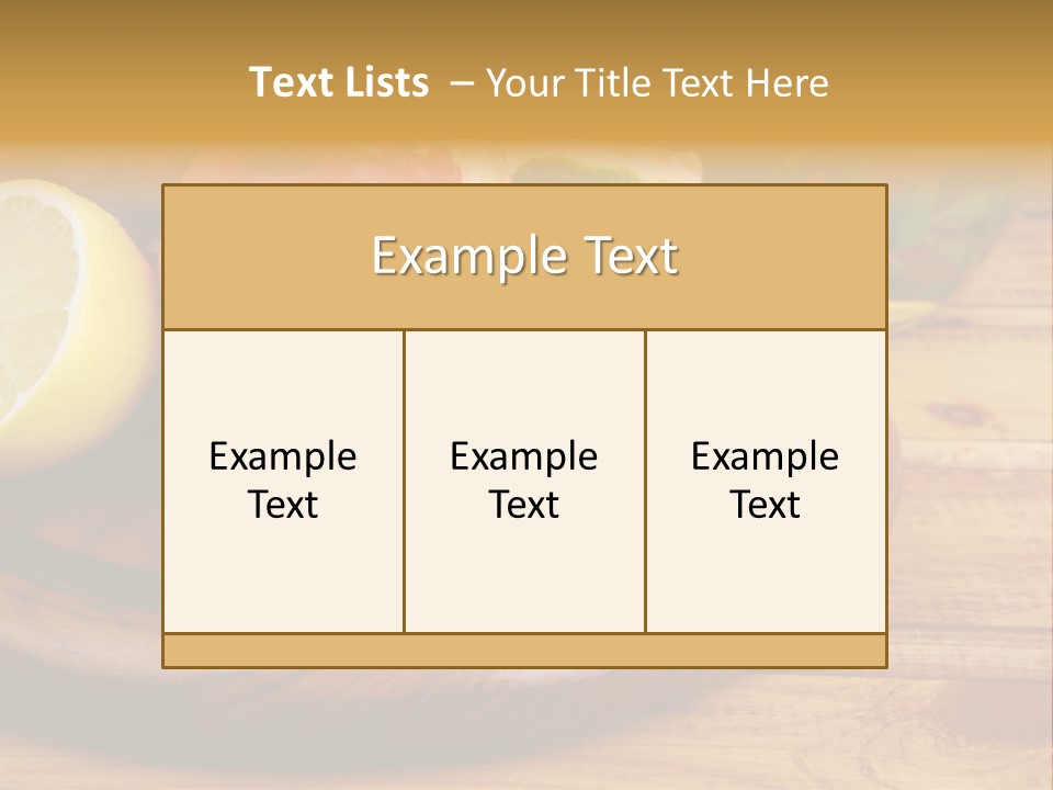 Nutrition Cup Organic PowerPoint Template