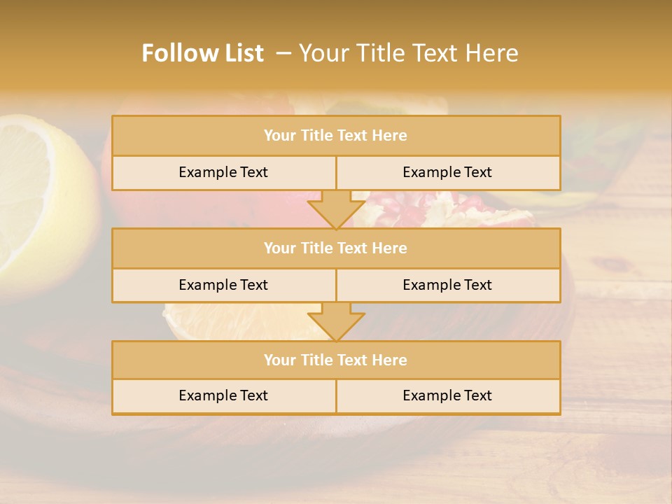 Nutrition Cup Organic PowerPoint Template