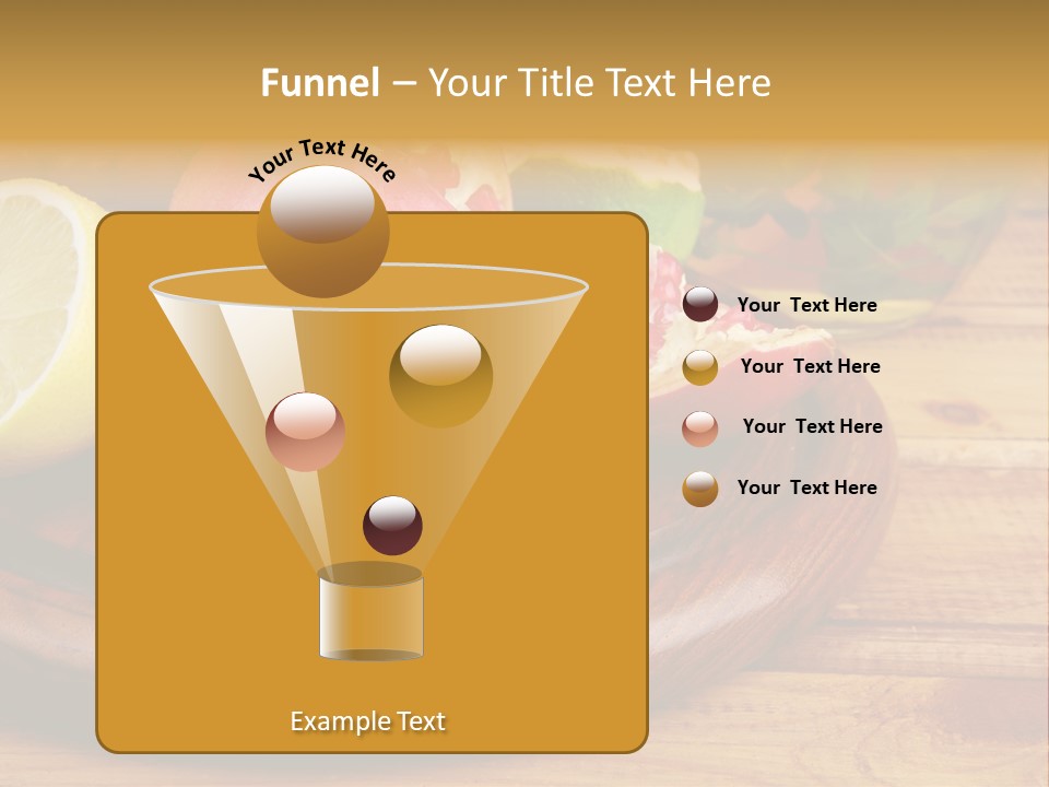 Nutrition Cup Organic PowerPoint Template