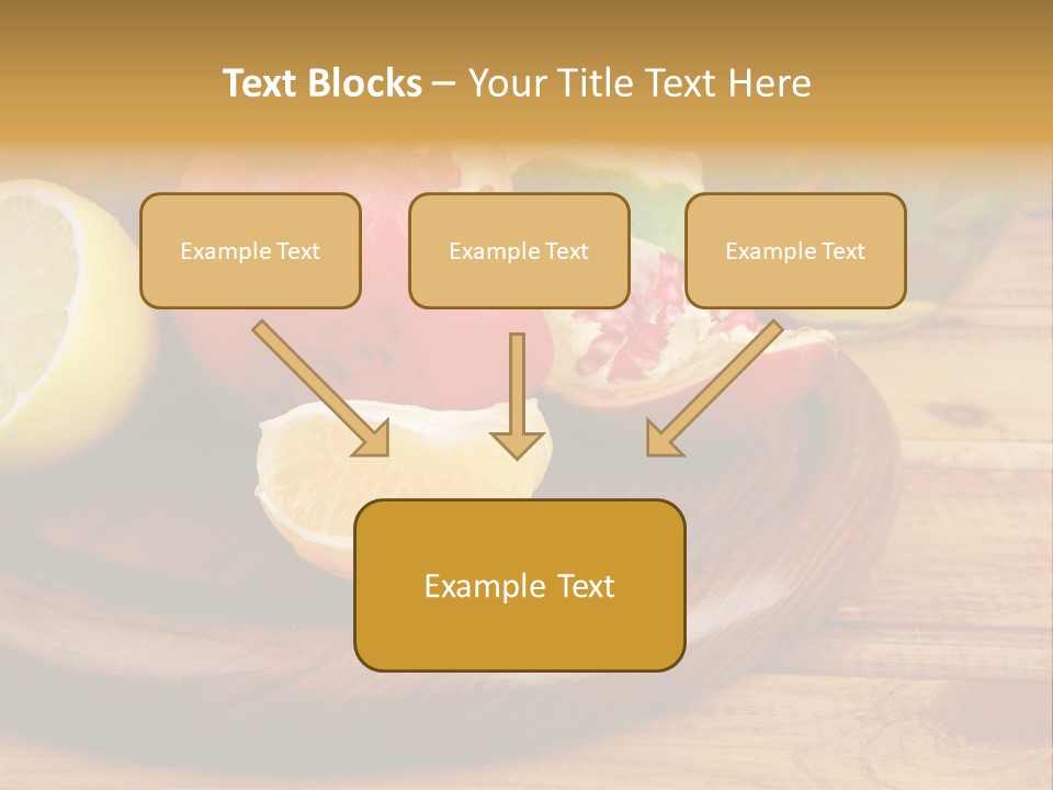Nutrition Cup Organic PowerPoint Template