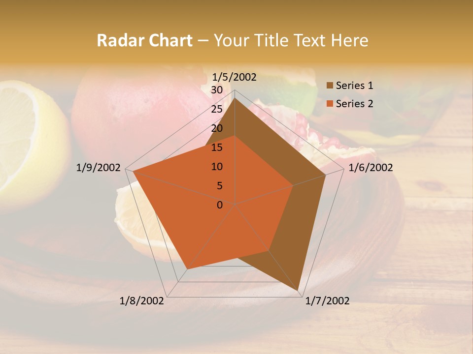 Nutrition Cup Organic PowerPoint Template