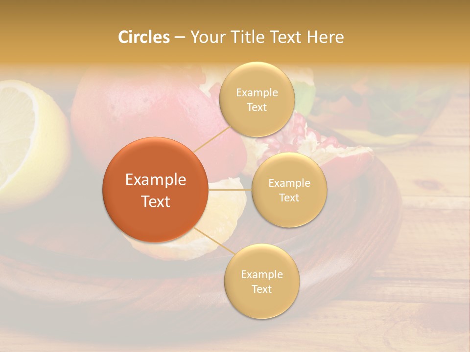 Nutrition Cup Organic PowerPoint Template
