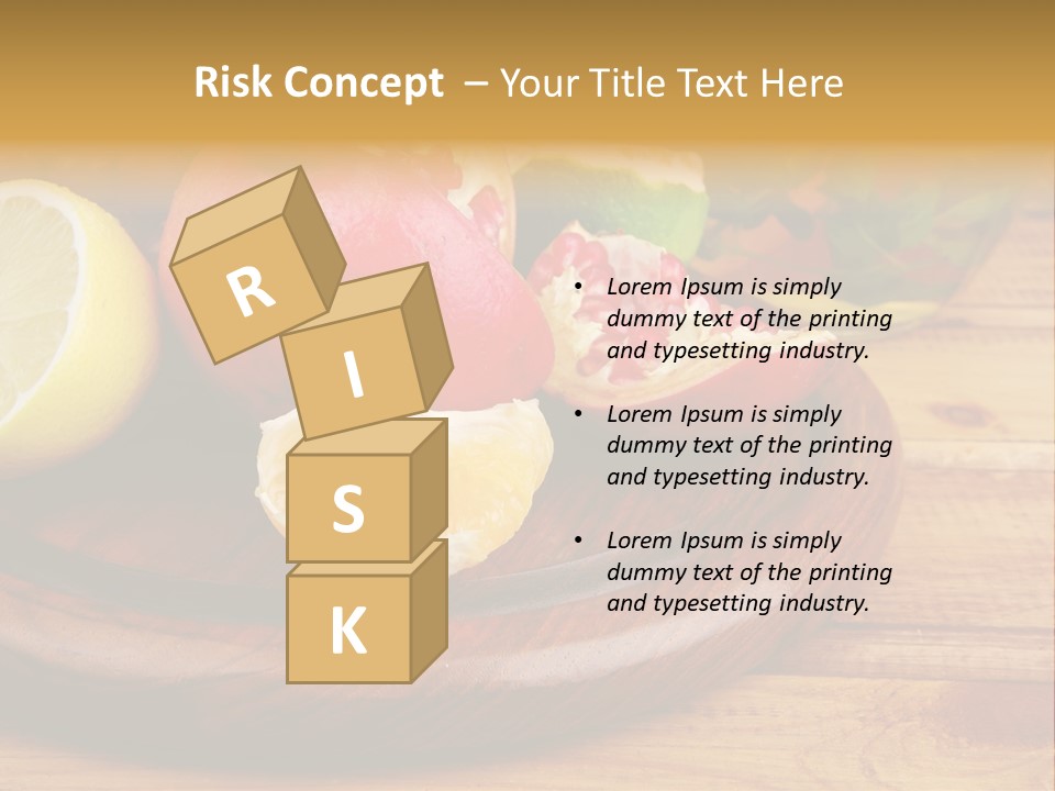 Nutrition Cup Organic PowerPoint Template