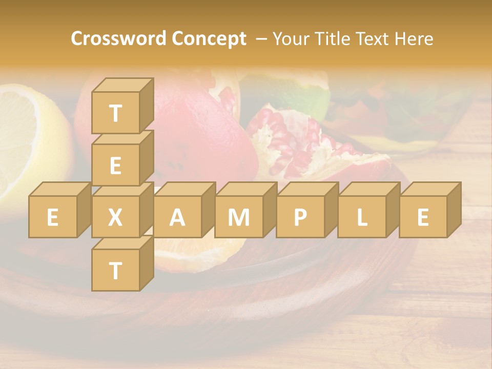 Nutrition Cup Organic PowerPoint Template