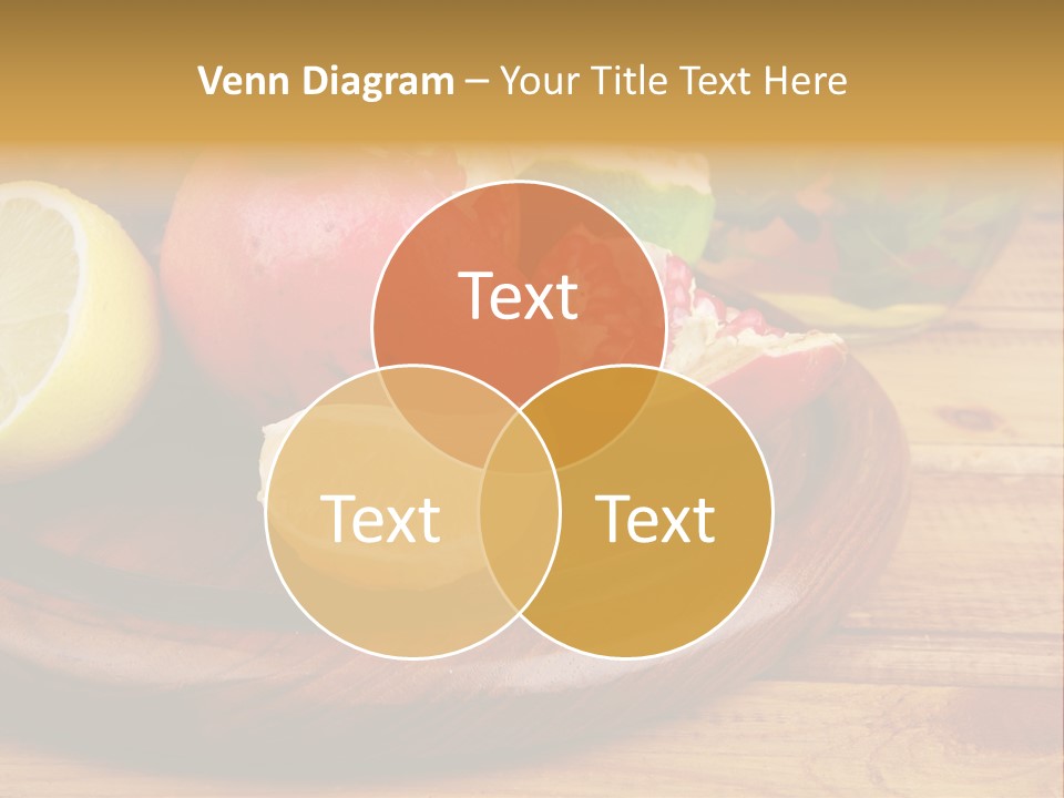 Nutrition Cup Organic PowerPoint Template