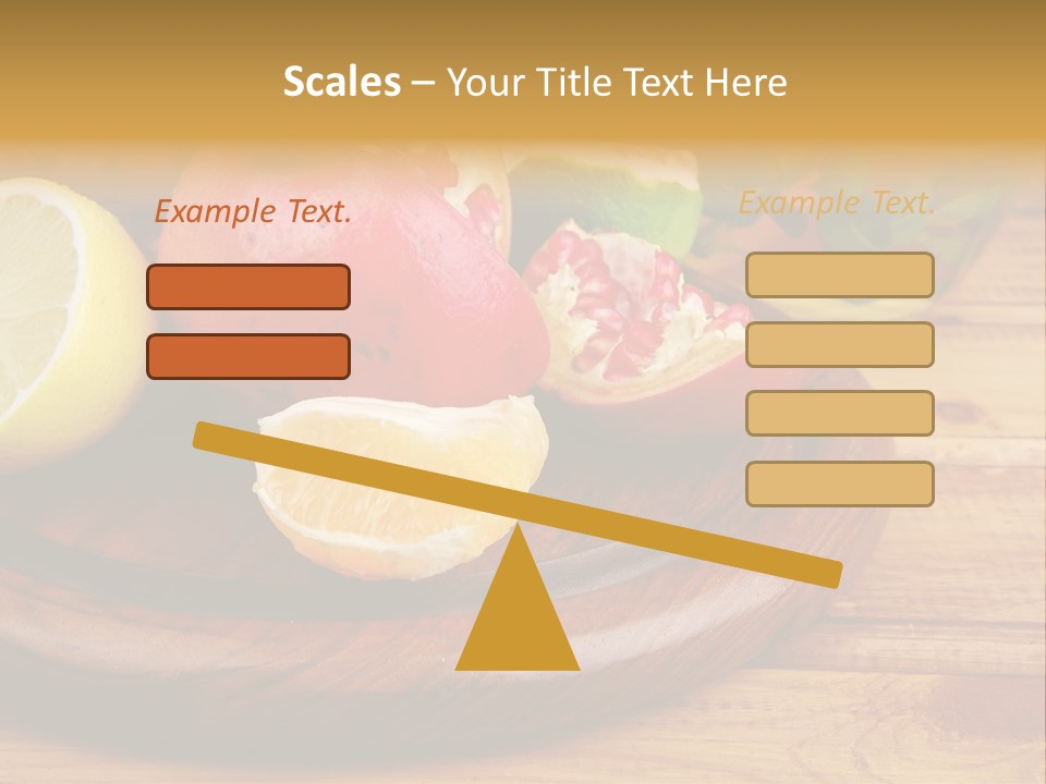 Nutrition Cup Organic PowerPoint Template
