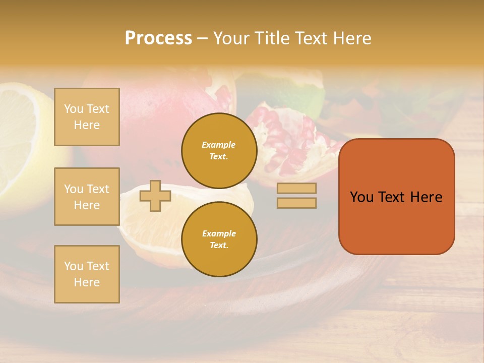 Nutrition Cup Organic PowerPoint Template