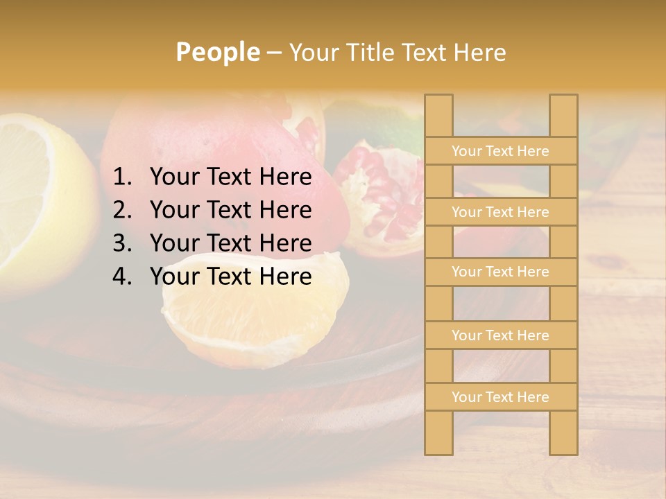 Nutrition Cup Organic PowerPoint Template