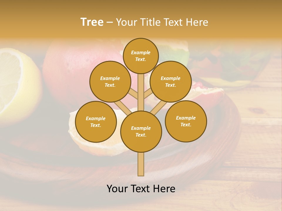 Nutrition Cup Organic PowerPoint Template