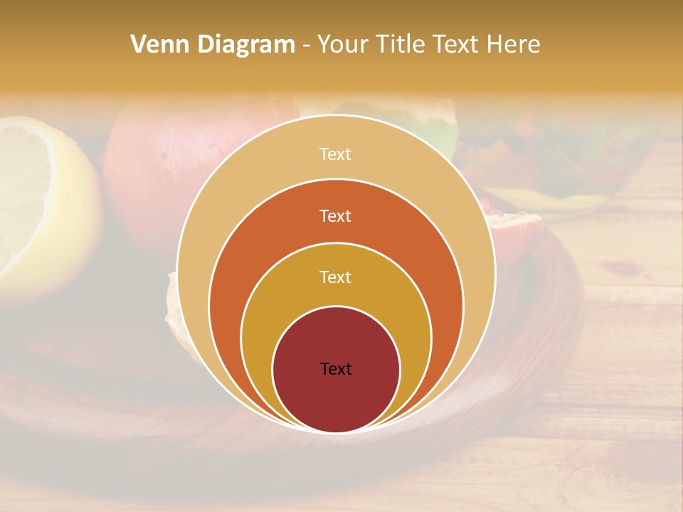 Nutrition Cup Organic PowerPoint Template