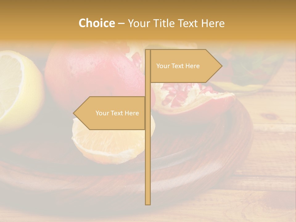 Nutrition Cup Organic PowerPoint Template