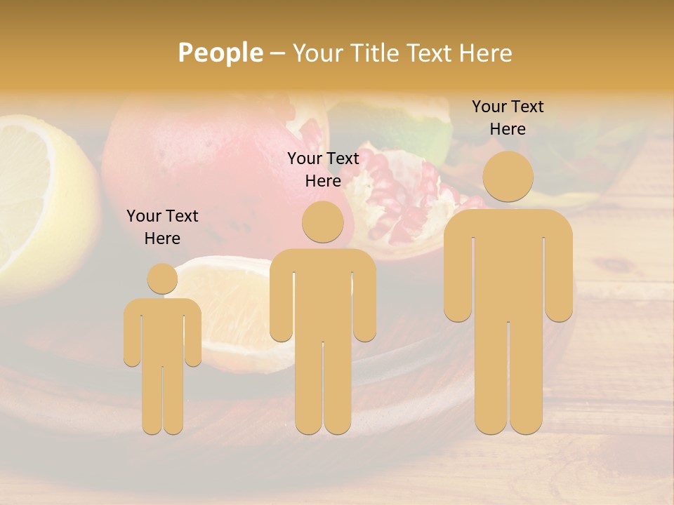 Nutrition Cup Organic PowerPoint Template