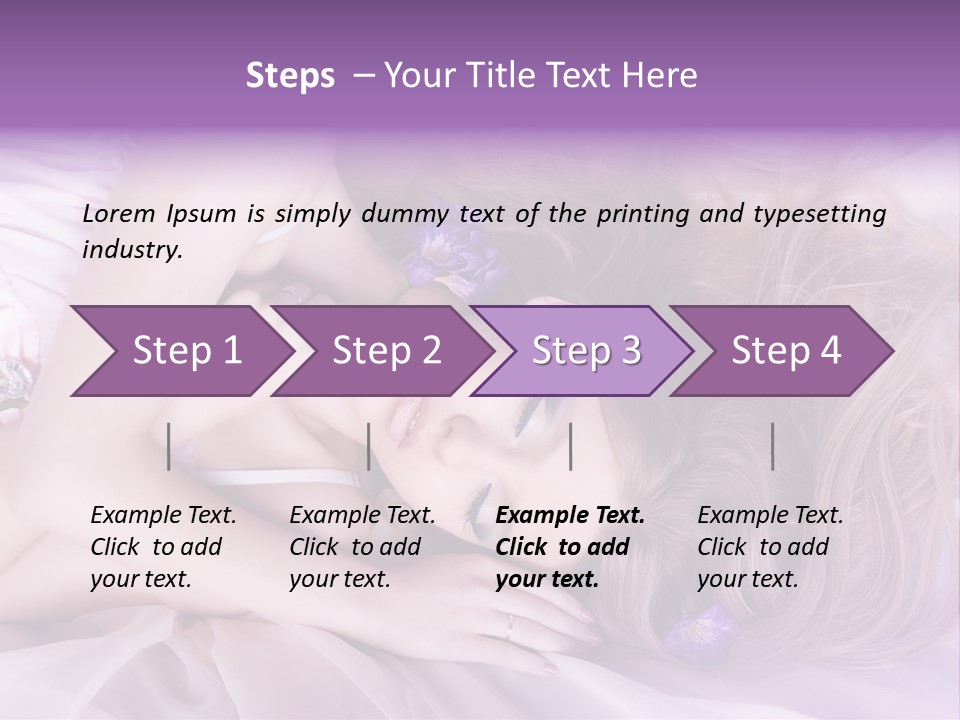 Woman Beautiful PowerPoint Template