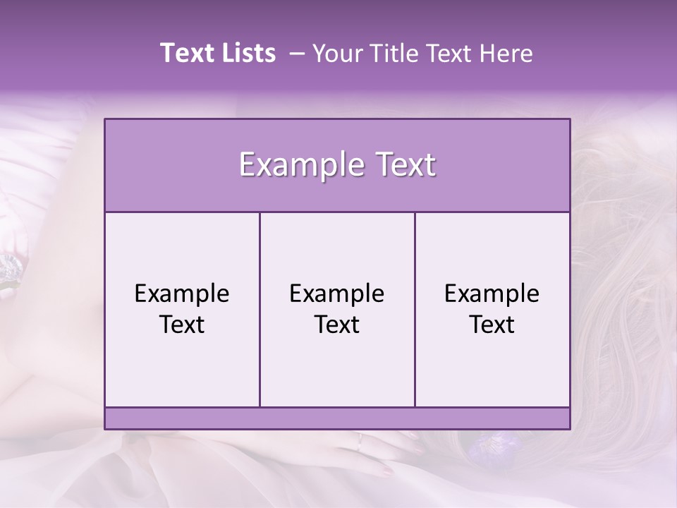 Woman Beautiful PowerPoint Template