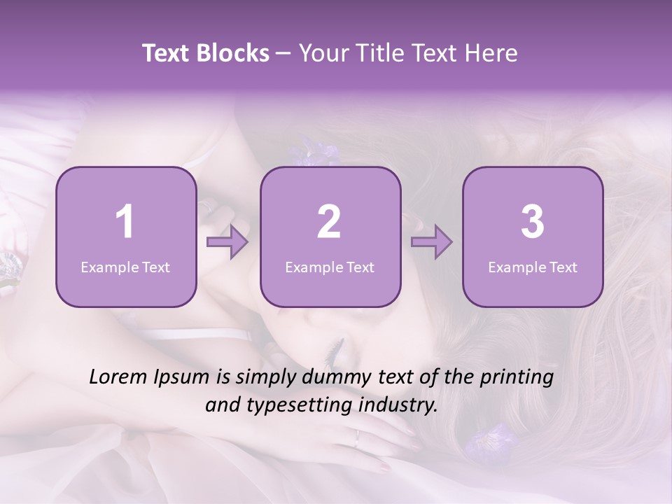 Woman Beautiful PowerPoint Template