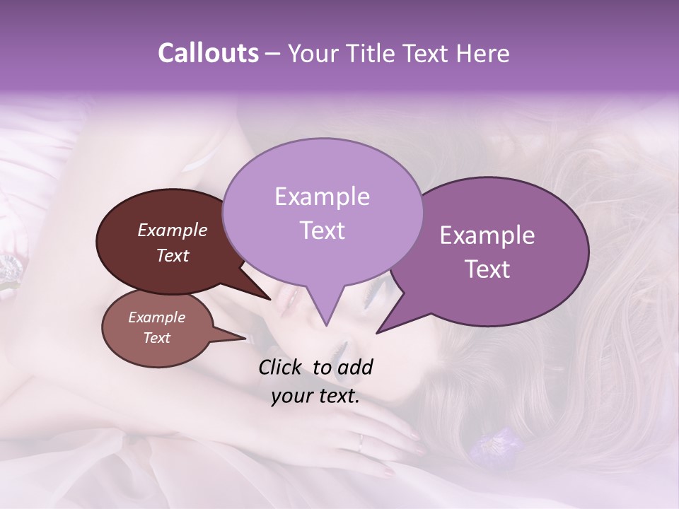 Woman Beautiful PowerPoint Template