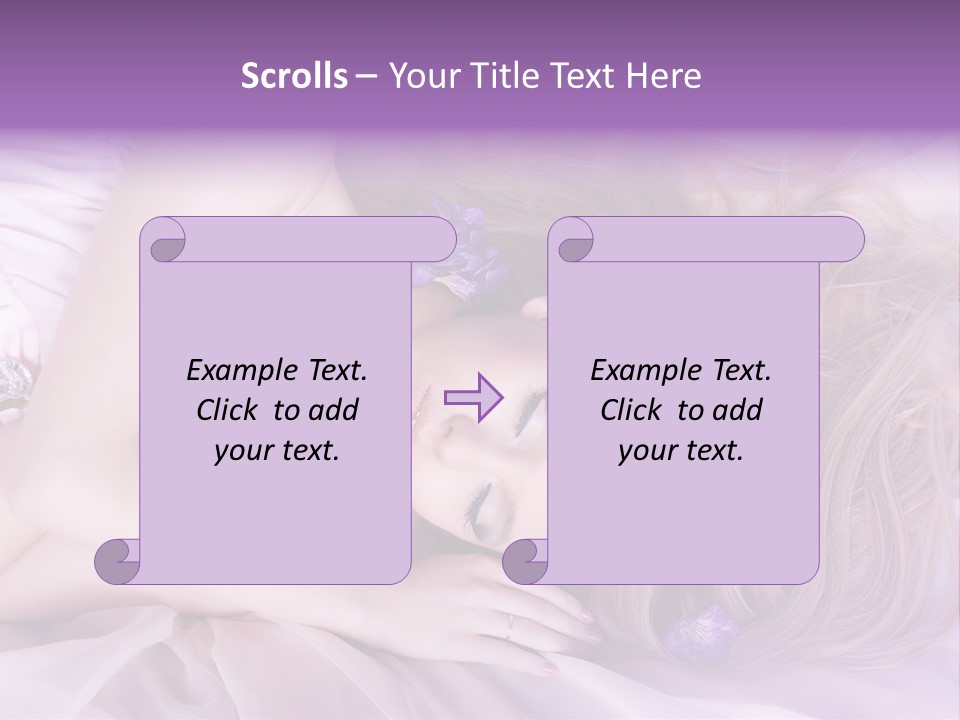 Woman Beautiful PowerPoint Template