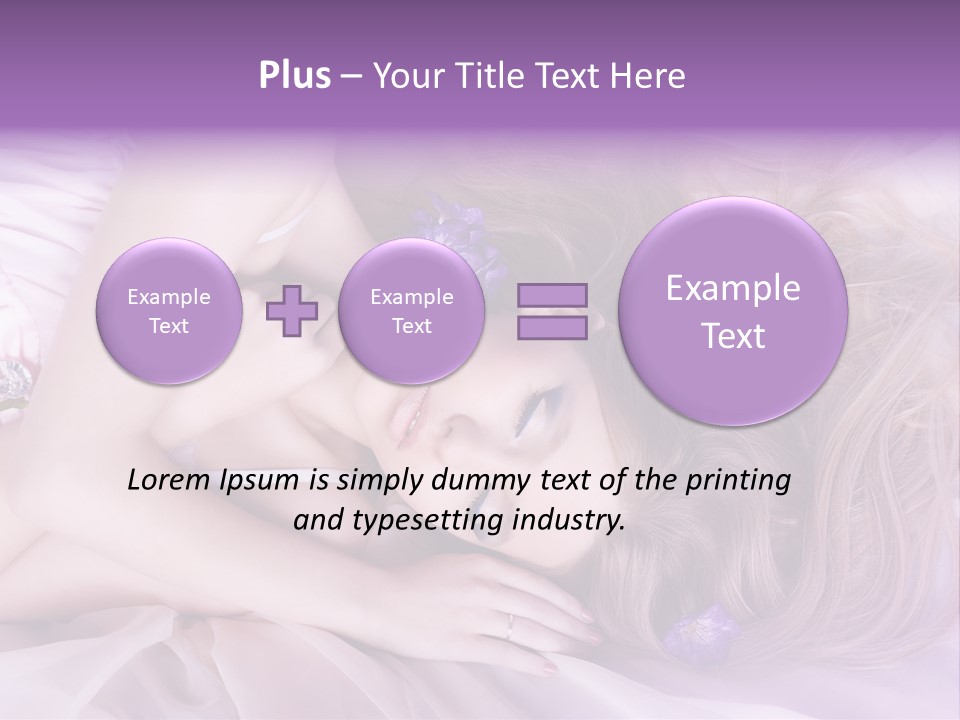 Woman Beautiful PowerPoint Template