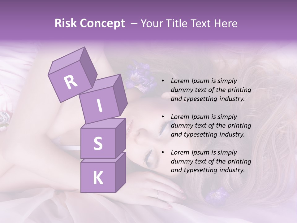 Woman Beautiful PowerPoint Template