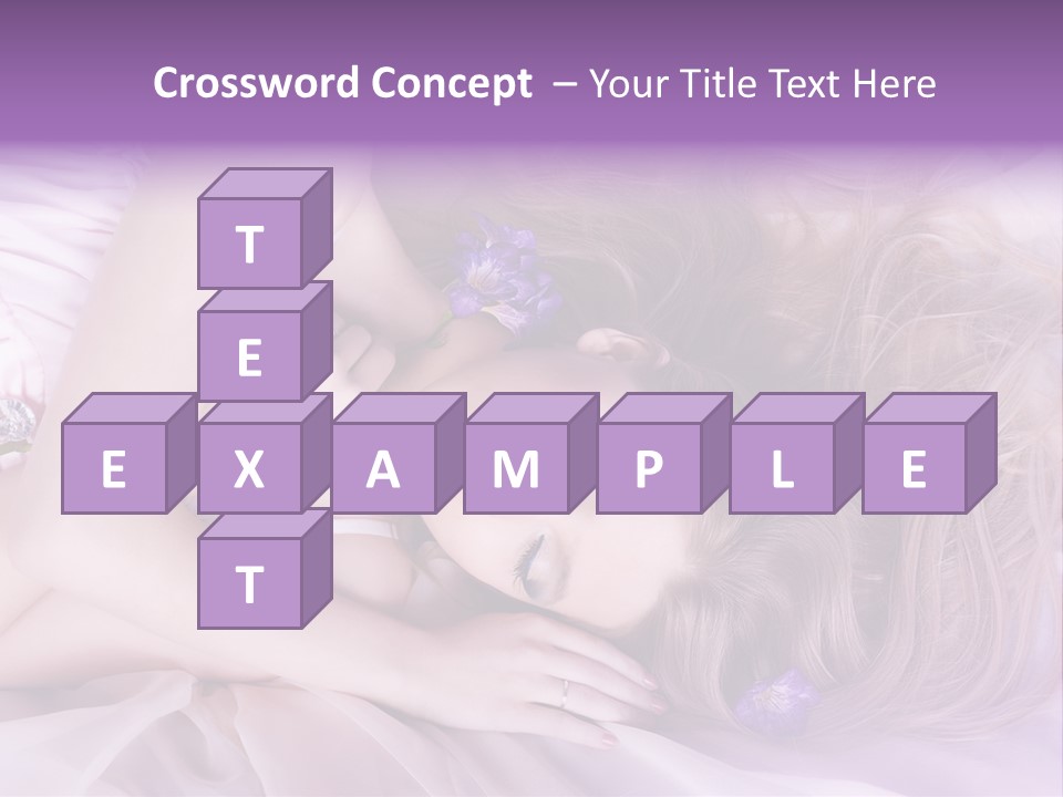 Woman Beautiful PowerPoint Template