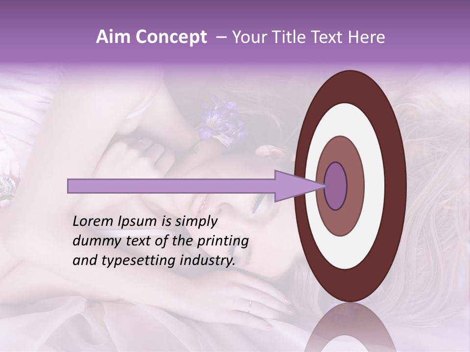 Woman Beautiful PowerPoint Template