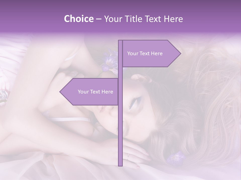 Woman Beautiful PowerPoint Template