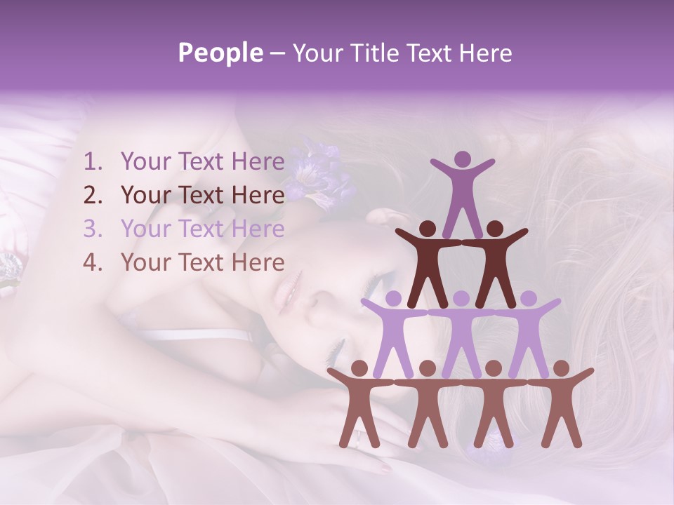 Woman Beautiful PowerPoint Template