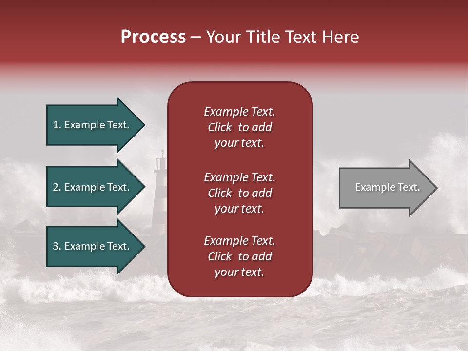 Lighthouse Storm PowerPoint Template