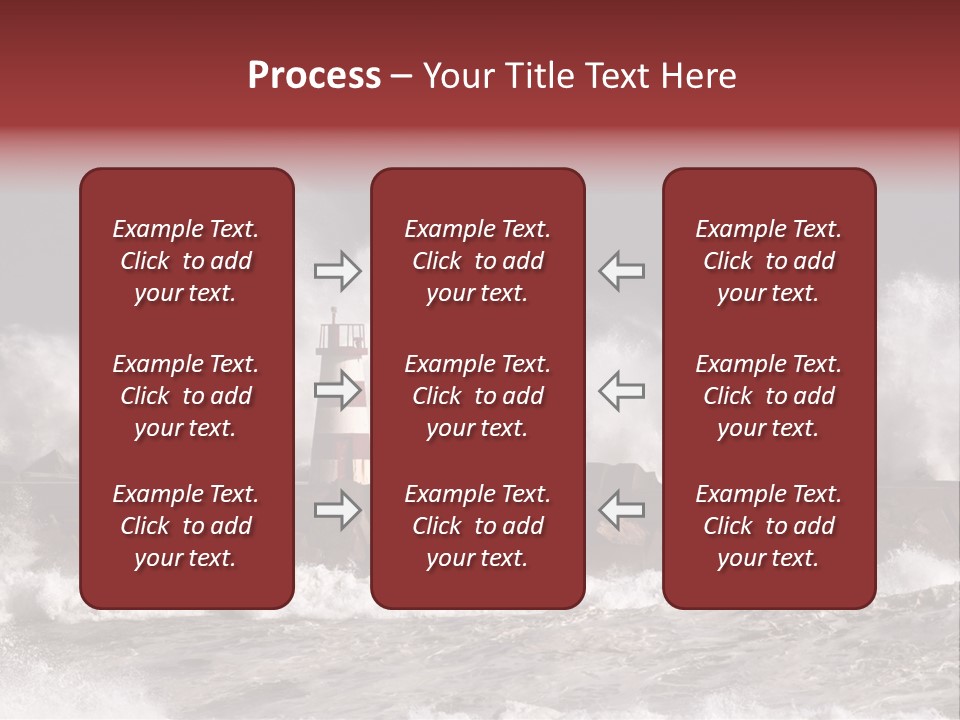 Lighthouse Storm PowerPoint Template
