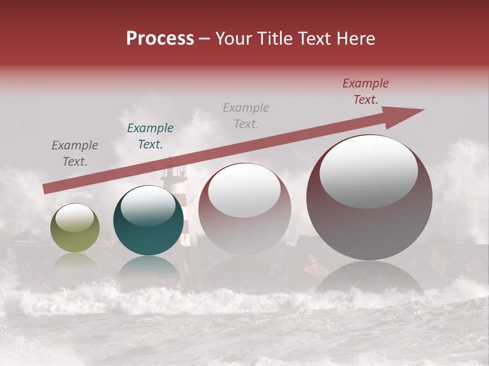 Lighthouse Storm PowerPoint Template