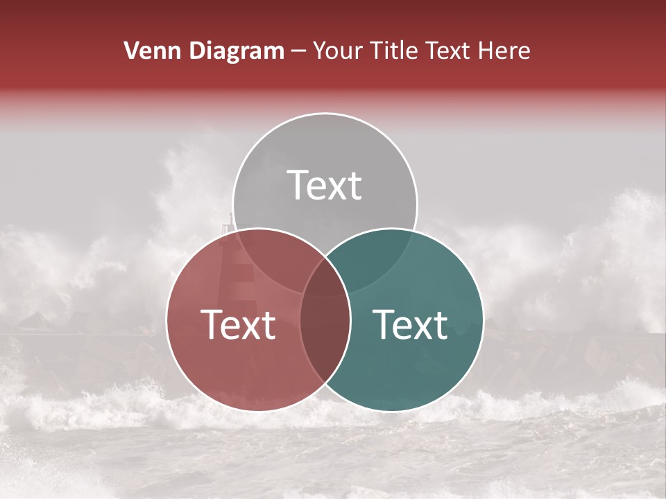 Lighthouse Storm PowerPoint Template