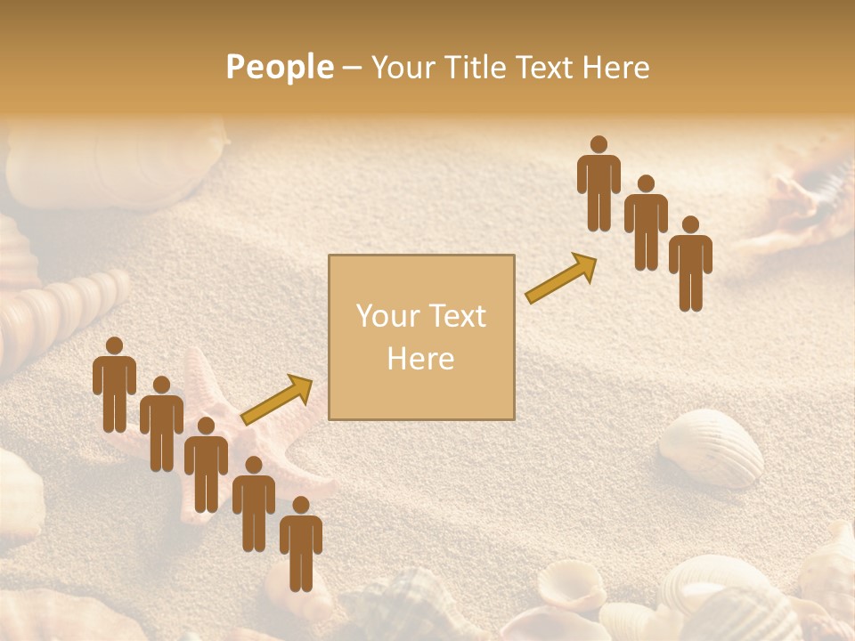 Seashells On Sand PowerPoint Template