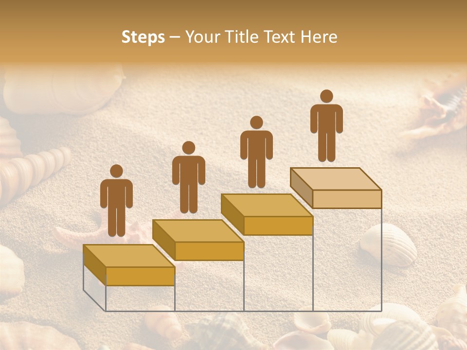Seashells On Sand PowerPoint Template