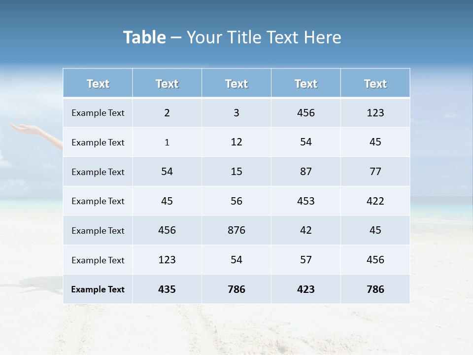 Vacation Time PowerPoint Template