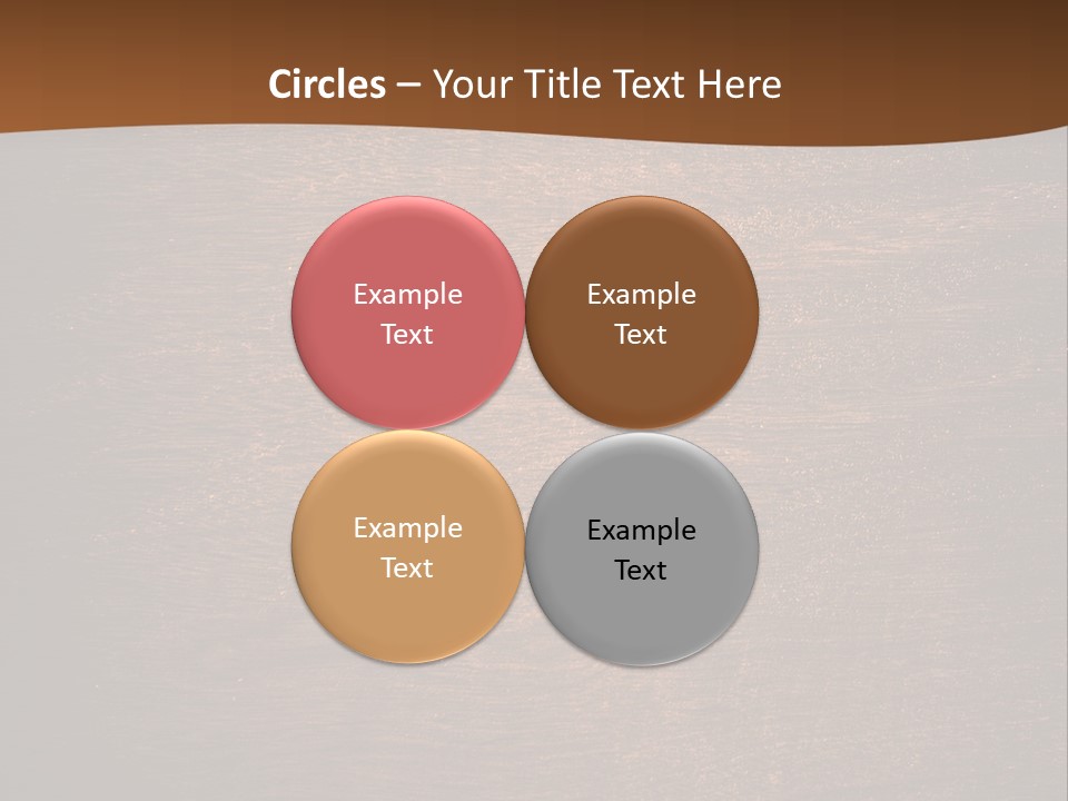 Sign Image Brown PowerPoint Template