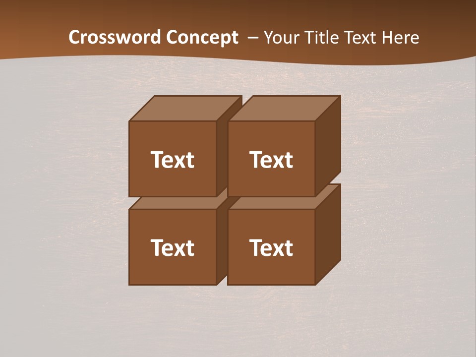 Sign Image Brown PowerPoint Template