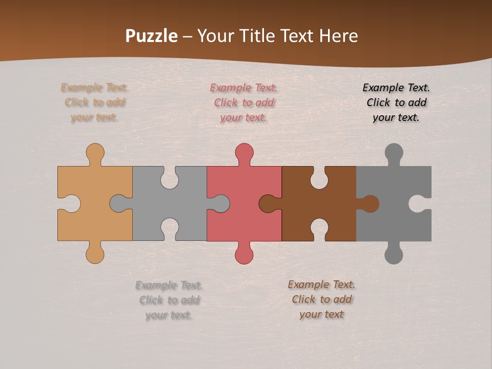 Sign Image Brown PowerPoint Template