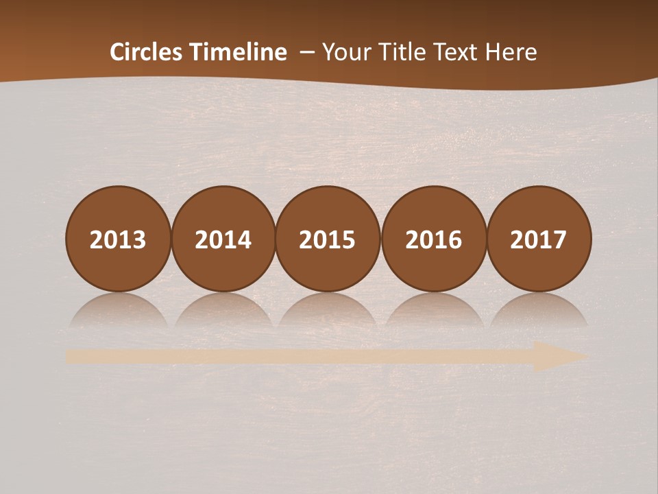Sign Image Brown PowerPoint Template