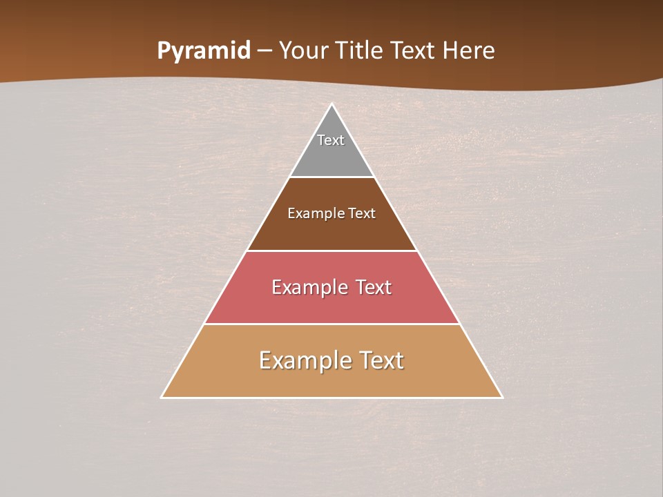 Sign Image Brown PowerPoint Template